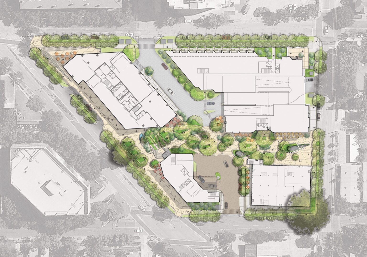 2500 Cedar Springs Site Plan Color – GFF