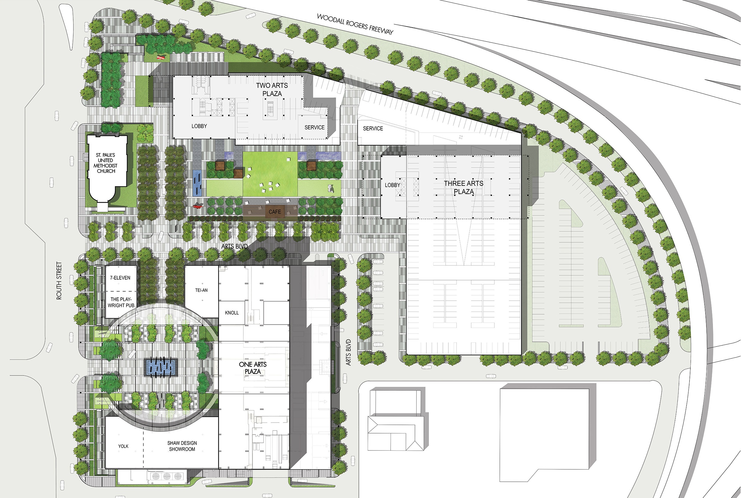Two Arts Plaza Master Plan - GFF