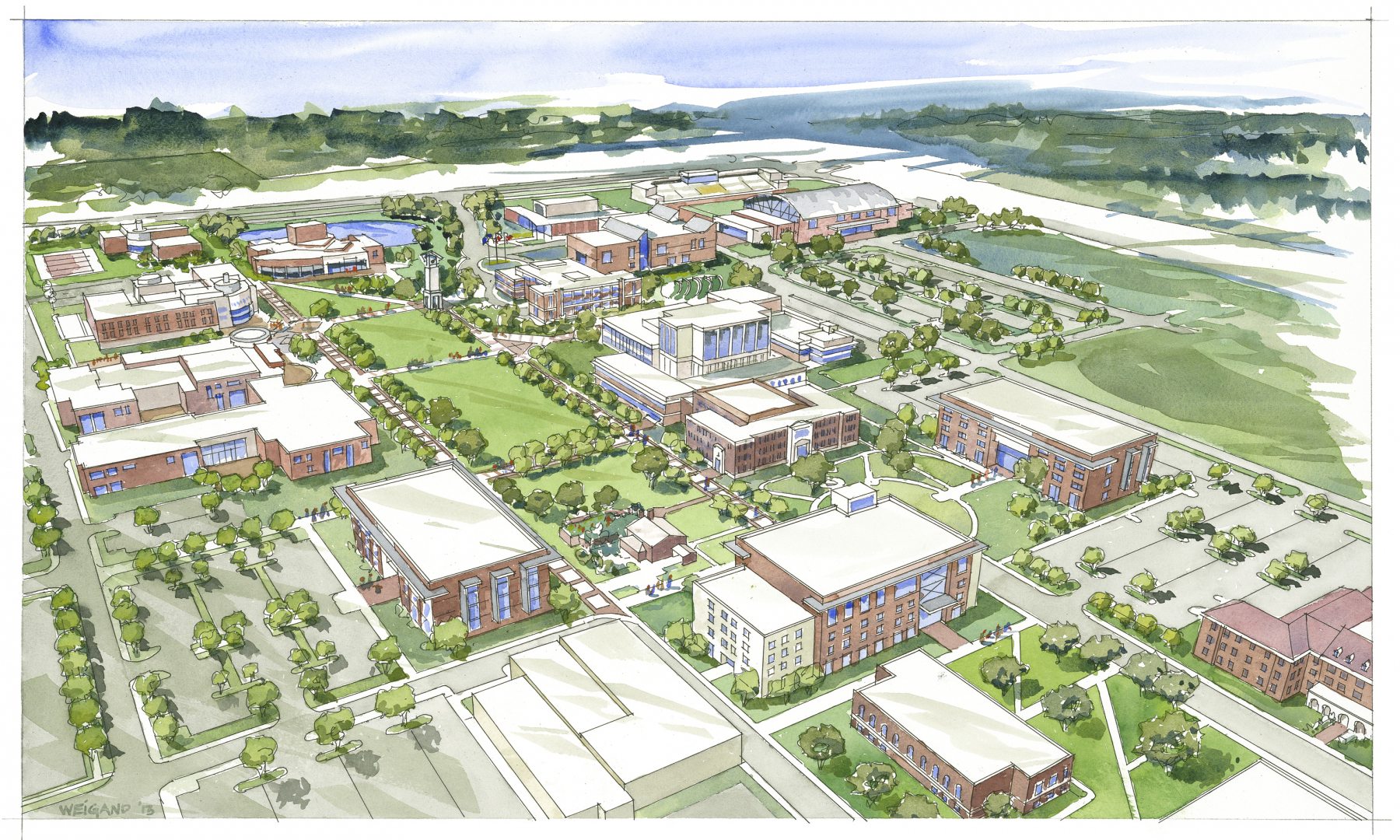 Texas A&M University - Commerce Campus Master Plan - GFF1800 x 1080