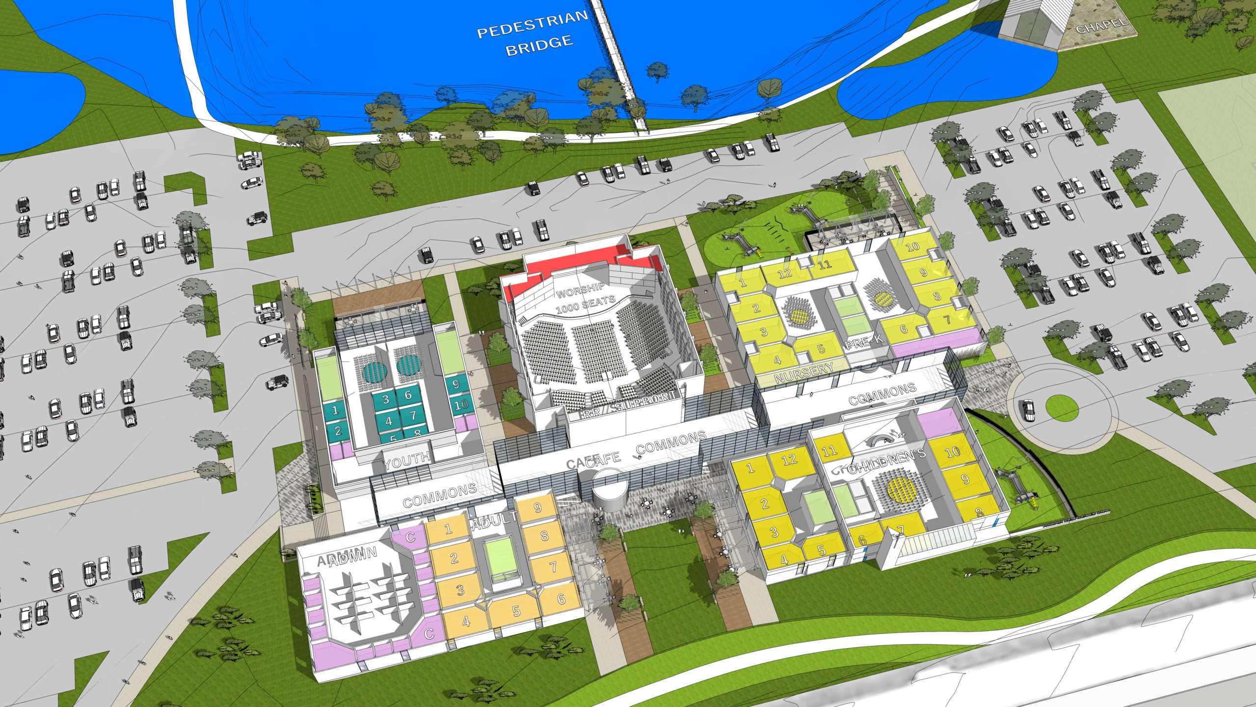 Prosper United Methodist Church – Campus Master Plan — GFF