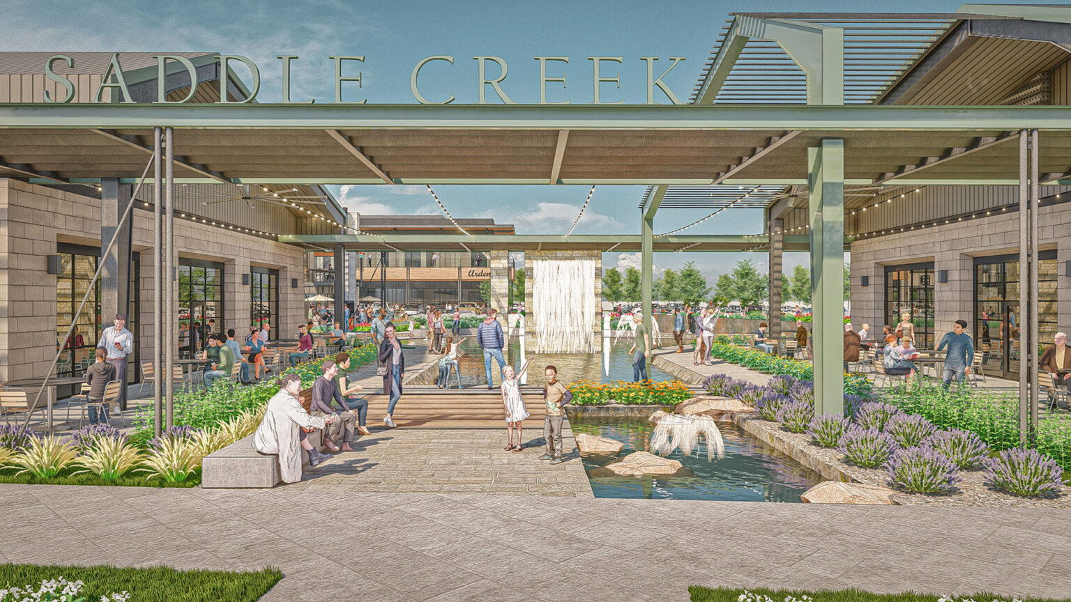 Saddle Creek – Green Space Entrance – GFF