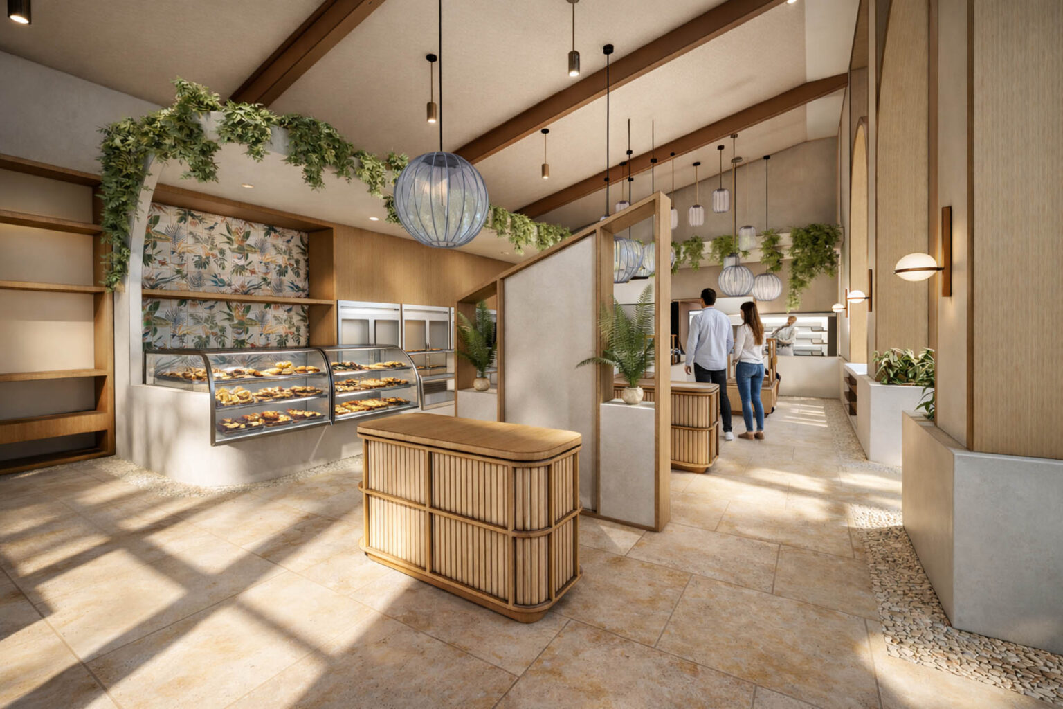 San Martin Bakery Plano Texas Restaurant Cafe Hospitality Interior Design Interiors Architecture Bakery Display Counters Cases A Gff Design