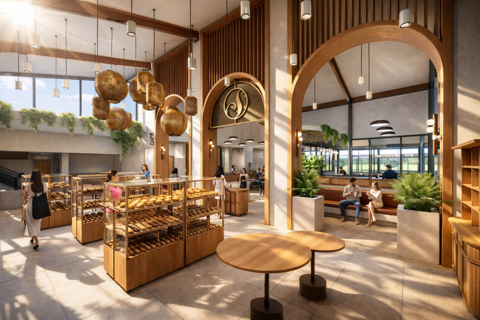 San Martin Bakery Plano Texas Restaurant Cafe Hospitality Interior Design Interiors Architecture Bakery Display Counters Cases B Gff Design