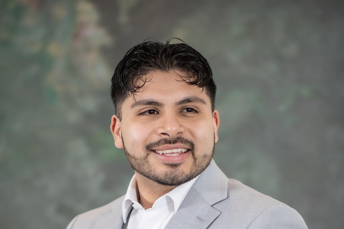 Jorge Herrera, Architectural Professional at GFF Dallas, close-up professional portrait of an emerging architect in a design firm.